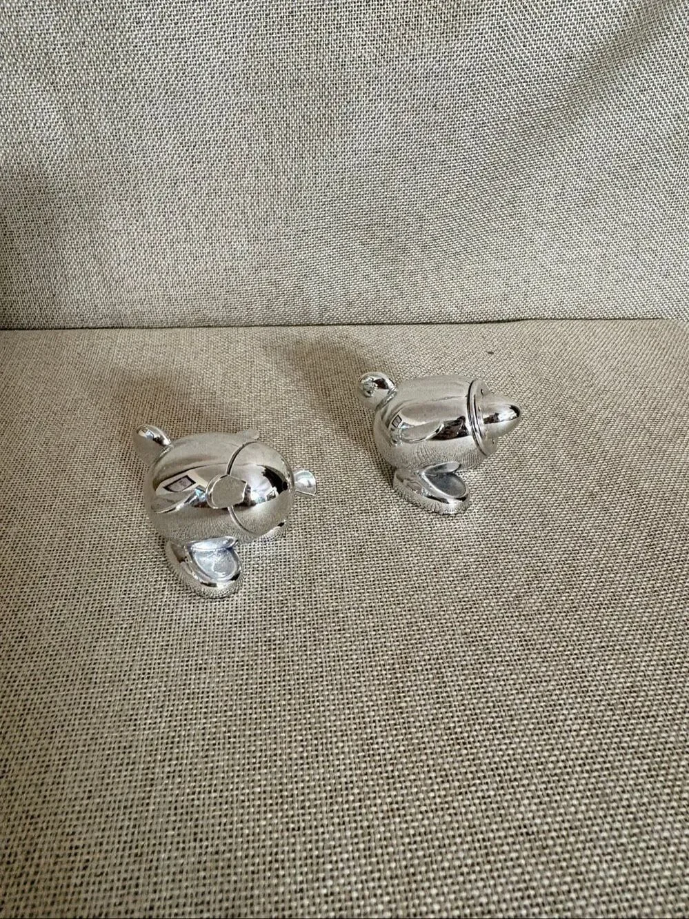 Virgin Atlantic Airplane Salt & Pepper Shakers Cruet Set Unused Airline Memorabi